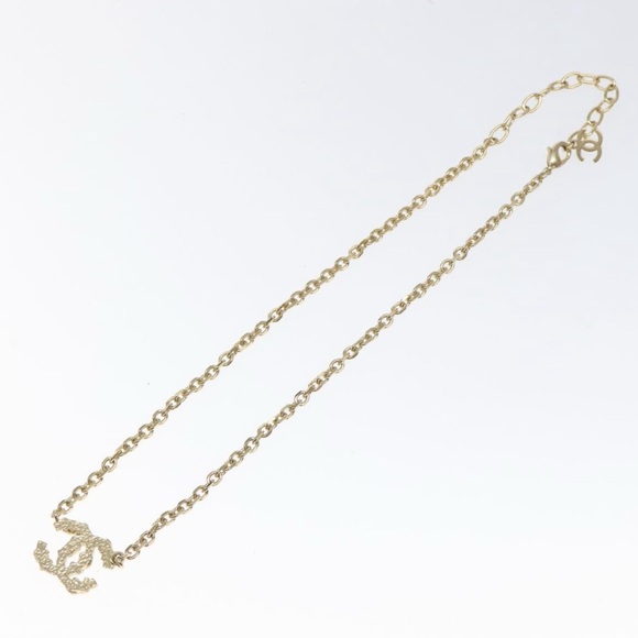 CHANEL COCO Mark Necklace metal Gold - Picture 5 of 10